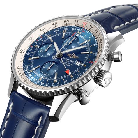 breitling big face watches|Breitling blue face navitimer.